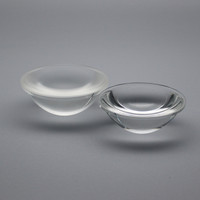 Lentille en verre optique plano-convexe de 67 mm pour phare antibrouillard LED