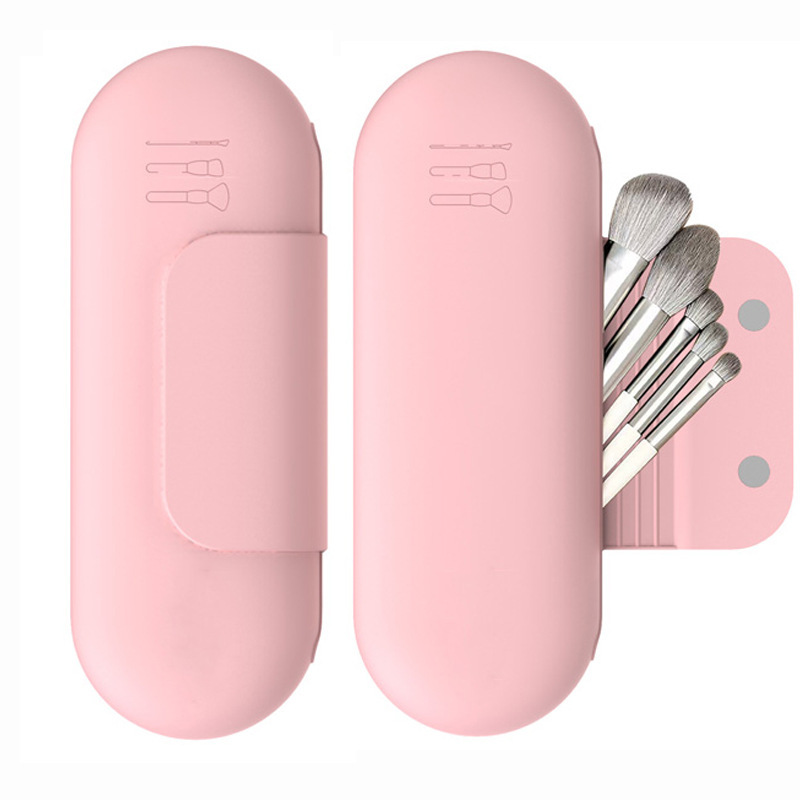 Strong magnetic cosmetic bag-pink