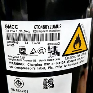 Compresor Scroll Ktq de 12 V para reemplazo y reparación de unidades de refrigeración - Product Image 3