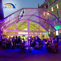 Grande tente de concert de chapiteau de toit de polygone transparent de structure en aluminium extérieure pour Classic