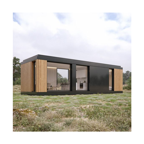 40ft Two Bedroom Container with Glass Door - Modern Hotel