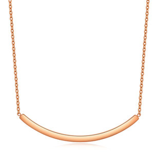 Collar de cadena curvada de acero inoxidable para mujer, diseño geométrico de 50 mm, para uso diario, joyería femenina - Product Image 5