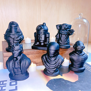 Sculture in Cristallo Naturale di Personaggi di Star Wars in Ossidiana, <span class=keywords><strong>Yoda</strong></span> e Materia Prima per Decorazione, Artigianato in Cristallo - Product Image 2