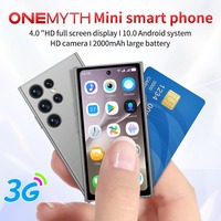 Mini Teléfono Inteligente S25 Pro, Teléfono Celular Pequeño con Pantalla HD de 4.0 Pulgadas, Android, Quad Core, 2GB/16GB, 2000mAh