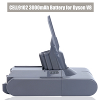 Batterie rechargeable pour Dyson V8 21.6V 3000mAh 4000mAh Batterie Li-ion de remplacement pour Dyson V8 et chargeurs
