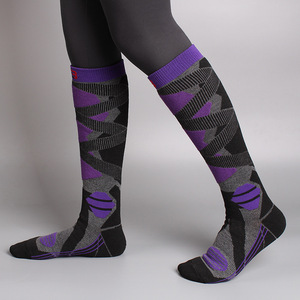 <span class=keywords><strong>Chaussettes</strong></span> <span class=keywords><strong>de</strong></span> <span class=keywords><strong>ski</strong></span> professionnelles à compression thermique, hauteur genou, pour hommes, femmes et enfants, avec rembourrage en tissu éponge pour le <span class=keywords><strong>ski</strong></span> et l'alpinisme - Product Image 2