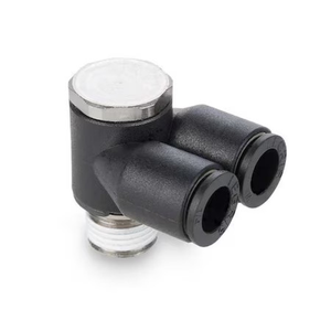 Gloednieuw & PLC 3049 04 11 Fractionele Push-To-Connect fitting van nylon, zwart Industrieel automatiseringsproduct * Beste prijs-kwaliteitverhouding - Product Image 1
