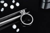 Wish Jewelry Bague Moissanite 2022 Offre Spéciale Bague en diamant 925 excellente coupe avec votre design