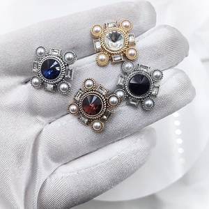 Gros Flatback Strass Bouton DIY Strass Flatback Bouton pour Cheveux Fleur De Mariage Embellissement - Product Image 1