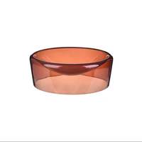Plateau de fruits secs en verre Borosilicate, fait à la main, coloré et sur mesure, résistant à la chaleur, offre spéciale,