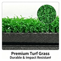 Tapis de golf réglable à pente simulée, aide à l'entraînement du swing de golf, tapis de frappe pour la pratique du golf en intérieur et en extérieur