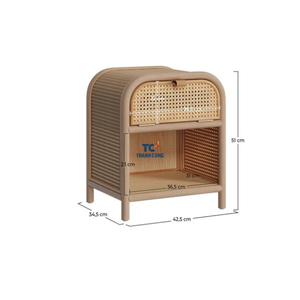 Vente en gros d'étagère en rotin pour chambre d'enfant avec armoire décoration tendance meubles chambre à coucher - Product Image 6