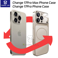 Changer 13 14 15 16 à 17 Nouvelle tendance Sport Design Magnétique AG Verre Glaçage Mobile Téléphone Cas pour Apple pour iPhone 17 Pro Max