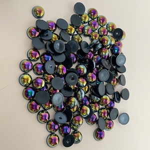 Yantuo Flat-Back AB Màu 2-14Mm Nửa Mặt Ngọc Trai Số Lượng Lớn Rhinestone Ngọc Trai ABS Nửa Ngọc Trai Giao Hàng Nhanh Được Sử Dụng Cho Trang Trí - Product Image 2