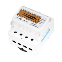 Medidor de Energía Inteligente WiFi Tuya DDS6619-047, Monofásico, 2 Cables, Corriente 5(100)A, 230V 50Hz, Multifunción, 8 Pantallas de Datos