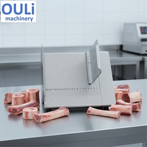Scie à os électrique commerciale en acier inoxydable pour <span class=keywords><strong>boucherie</strong></span> et restaurant, système de contrôle de l'épaisseur de la lame réglable - Product Image 4