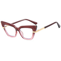 Montures de lunettes anti-lumière bleue à la mode, moins les nouvelles montures de blocage bleu