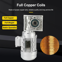 Moteur à engrenages à réducteur AC compact 370W, couple puissant et stable pour l'industrie, pour machine d'impression, rapport de réduction 1:30, 50Hz 60Hz, boîte de vitesses