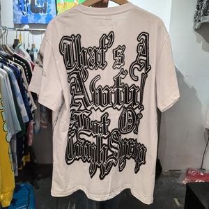 T-shirt da uomo all'<span class=keywords><strong>ingrosso</strong></span> di marca di design con stampa 'THAT'S AWFUL LOT OF COUGH SYRUP', T-shirt personalizzata streetwear da uomo 'COUGH SYRUP' - Product Image 4