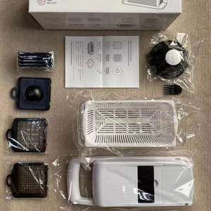 <span class=keywords><strong>Kit</strong></span> de râpe et de hachoir manuel multifonctionnel 16 en 1 en acier inoxydable et plastique pour la découpe des légumes <span class=keywords><strong>OME</strong></span> - Product Image 1