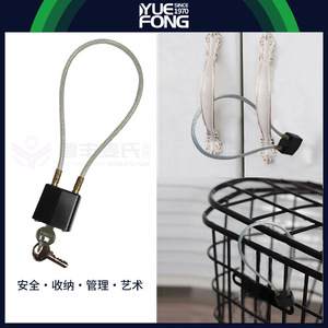 Gun Lock Cable 120 Cm Durable Steel Wire Lock For Home Bicycle Security With Keys - Product Image 3