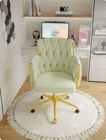 Chaise de bureau à domicile, chaise pour diffusion en direct, chaise d'ordinateur de luxe, chaise de coiffeuse pour chambre de fille, chaise de réception