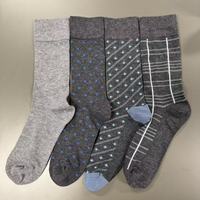 Chaussettes en bambou pour hommes, vente en gros, logo personnalisé, douces, écologiques, avec maille respirante, séchage rapide pour une ventilation optimale et un confort optimal