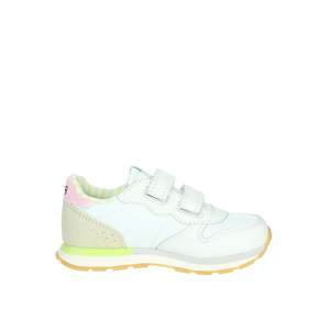 Sun68 Girls' Sneakers White Pink Velcro Closure Trendy Canvas <b>Shoes</b> - Product Image 4