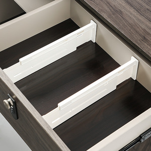 Hot Selling Flexible <b>Drawer</b> <b>Storage</b> Partition Retractable <b>Drawer</b> Divider Kitchen Utensil Compartment Divider - Product Image 5
