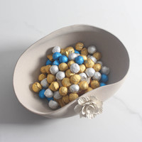 Nouveauté 2026 : Fleur beige marbrée façonnée à la main, étanche, recyclable, personnalisable, écologique et moderne – Collection Wisdom Crafts LB55-3F