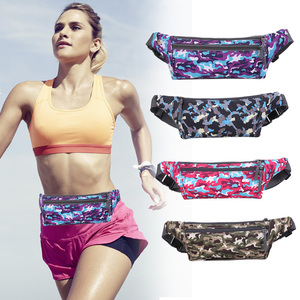 Großhandel Mode Maßgeschneiderte Damen Brusttasche Gürteltasche Hüfttasche Wasserdichte Tarnmuster Sport Gürteltasche Hüfttasche - Product Image 6