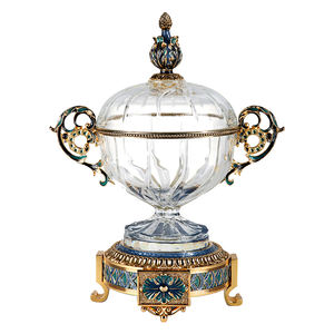 RORO <span class=keywords><strong>cadeau</strong></span> populaire Style européen bocal à bonbons <span class=keywords><strong>accessoires</strong></span> de <span class=keywords><strong>cuisine</strong></span> fantaisie verre cristal bocal à bonbons faveur de mariage <span class=keywords><strong>cadeau</strong></span> pour ami invité - Product Image 2