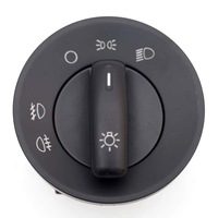 Sakelar Tombol Lampu Depan Mobil 1Z0941431 1Z0941431E 1Z0941431G Cocok untuk VW Skoda Tombol Kontrol Lampu Depan Mobil Suku Cadang Pengganti