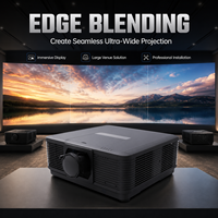 Projecteur laser pour grandes salles 10000 ANSI Lumens WUXGA 3LCD avec fusion des images et installation à 360 degrés