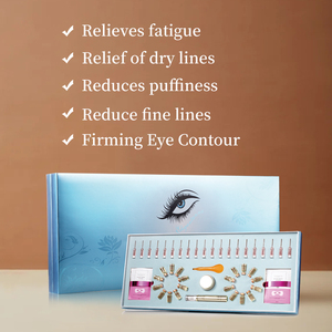 2022 plus récent vente chaude bio pulpe riz visage yeux sérum ensemble beauté crème Essence éclaircissant 24k or soins de la peau ensemble - Product Image 6