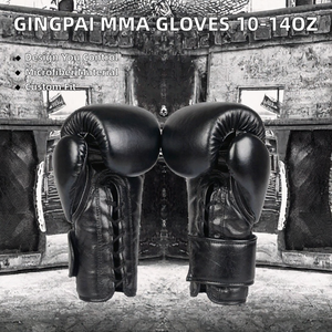 ถุงมือต่อสู้สำหรับมืออาชีพ AWA ไมโครไฟเบอร์ MMA คิกบ็อกซิ่ง ซานด้า สำหรับฝึกซ้อมประจำวัน ขนาด 10oz/12oz/14oz - Product Image 2