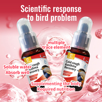 Supplément fabriqué en Chine pour le système respiratoire des oiseaux soulageant la toux et les symptômes du rhume Fournitures pour oiseaux
