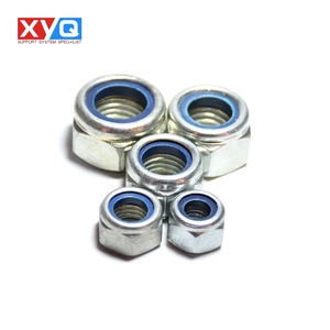 Tuerca de seguridad de nailon con cabeza hexagonal DIN985 Acero al carbono galvanizado - Product Image 4