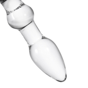 Dubbele Kop Helder Kristal Glas Anale Plug Vagina Vibrator Volwassen Homo Masturbatie Seksspeeltjes - Product Image 2