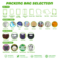 Sacs d'emballage personnalisés en plastique refermables, pochettes en Mylar pour bonbons et snacks