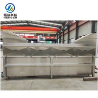Ligne d'abattage de volailles automatisée haute performance 500BPH sur conteneur, solution complète d'abattage, d'épluchage et de refroidissement