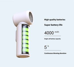 พัดลมมือถือขนาดเล็กชาร์จไฟได้มี4สีน้ำหนักเบาสำหรับเด็กผู้หญิงเด็กใช้ในฤดูร้อน - Product Image 5