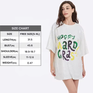 Mardi Gras <span class=keywords><strong>2025</strong></span> Kho Mardi Gras Trang Phục Quần Áo Sequin Áo Sơ Mi Ăn Mặc Mardi Gras Trang Phục Cho Phụ Nữ - Product Image 2