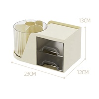 Organisateur de cosmétiques rotatif, porte-stylos, tiroir de commode, porte-rouge à lèvres, porte-fards à paupières, porte-crayons, support de maquillage de bureau, étui