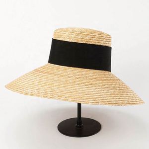 2018 Summer Striped Style Wide Brim Sun <b>Hat</b> <b>for</b> Women Wheat Straw Bach <b>Hat</b> <b>for</b> Daily Party Fishing Casual Outdoor Travelling - Product Image 3