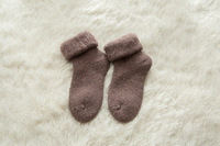 Chaussettes d'hiver en laine alpaga pour femmes, chaud, épais, en cachemire, thermique, nouvelle tendance, Logo personnalisé, pour l'extérieur
