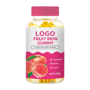 Iron Gummy Prenatal Label pribadi vitamin gummies prenatal untuk wanita dengan besi dan asam folat OEM ODM Vitamin c Gummy