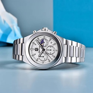 2025 New BENYAR Classic Business <b>Watch</b> Quartz Stainless Steel Waterproof <b>Watch</b> Multi Functional Moon Phase Dial <b>Watches</b> for Man - Product Image 5