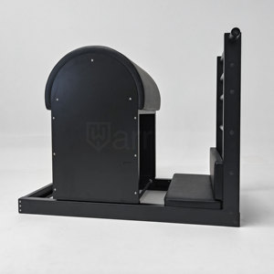 Black <span class=keywords><strong>Metal</strong></span> Commercial Studio inklusive Fuß pedal kissen Pilates Ladder Barrel - Product Image 2