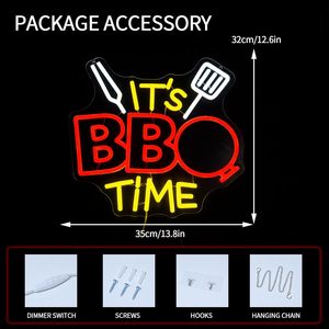Barbecue time neon LED dimmable USB powered ambient <b>light</b> shop <b>window</b> decoration <b>light</b> street indicator <b>light</b> landscape <b>light</b> 5v - Product Image 2